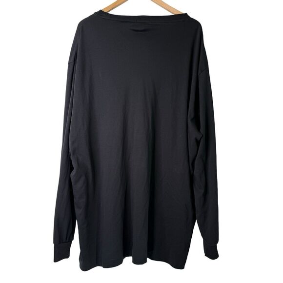 Polo Ralph Lauren Long Sleeve T-Shirt Mens 3XLT Soft Cotton Flesh Pony Black - Picture 2 of 10